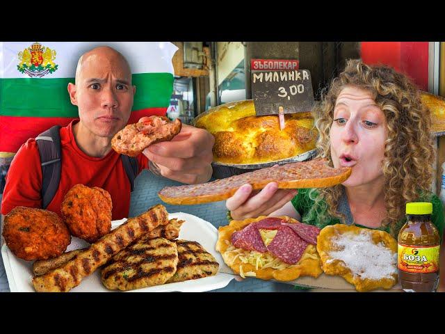 ULTIMATE Bulgarian Street Food Tour in Sofia, Bulgaria! BEST Street Food in Sofia + Balkan Food Tour