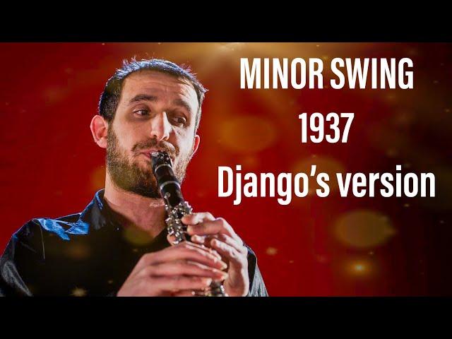 MINOR SWING - Play Django Reinhardt on jazz clarinet (Bb video score)