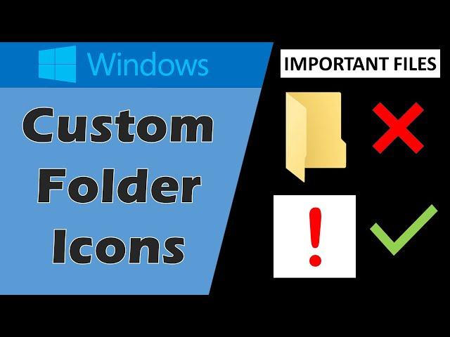 Improve Your Windows Folder Icons (In 2 Minutes) - Custom Folder Icons