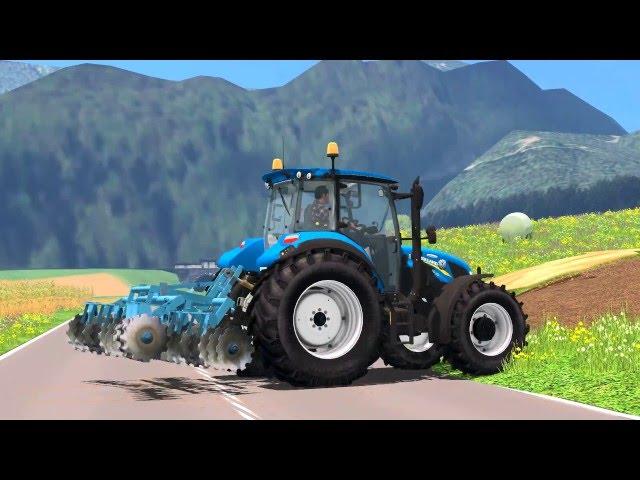 Working with New Holland T5.115 in UTH [Dolenjska]