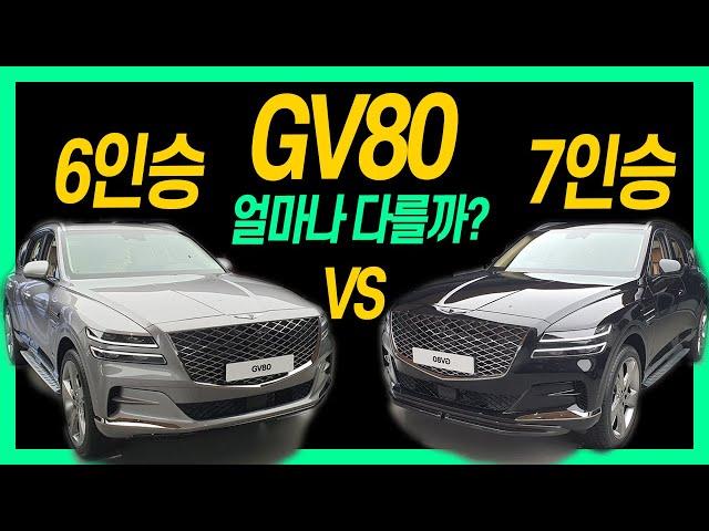 GENESYS GV80 6 SEATER VS. 7 SEATER