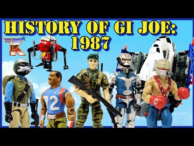 History of GI Joe - 1987 | Vintage A Real American Hero Action Figures | 80s Toys & Playsets