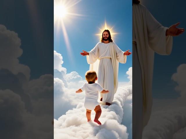 Welcoming the Little Angels Home#faith #amen #heaven #godisgood #christianshorts  #facelessfaith