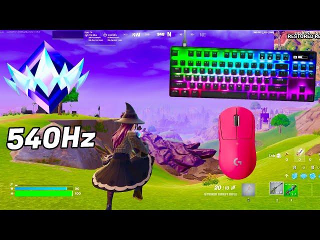 SteelSeries Apex Pro TKL ASMR  Solo Gameplay  Satisfying Keyboard Fortnite 360 FPS 4K