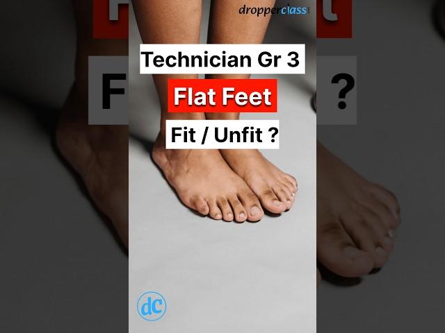 Flat Feet in Technician Grade 3 Fit / Unfit ? #rrbalptechnician #railwaytechnician