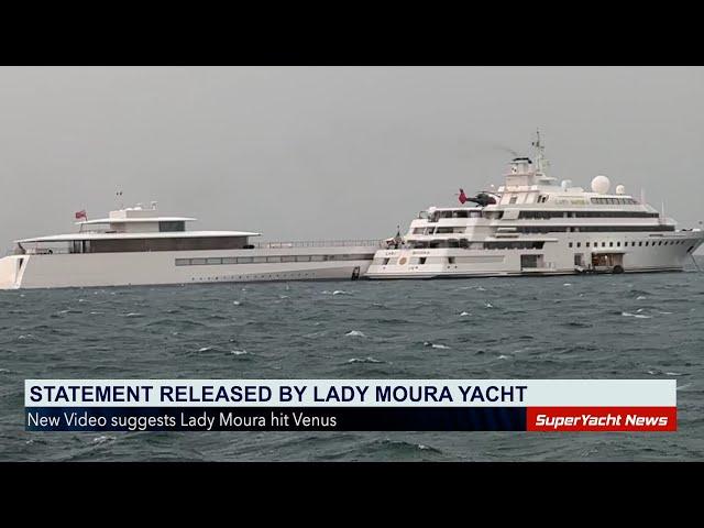 Megayacht Hits Steve Jobs' Superyacht | New Angle Shows Culprit | SY Clips