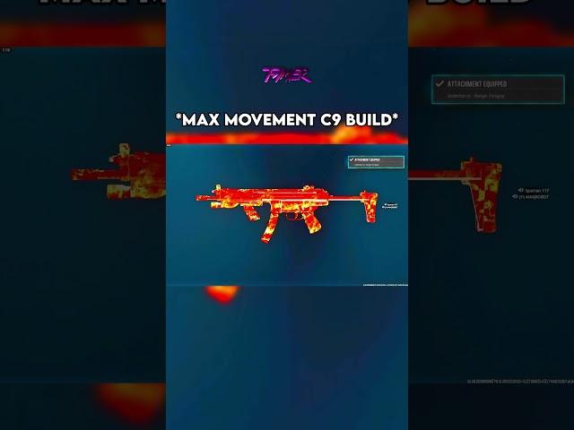 THE *MAX MOVEMENT* C9 BUILD ON WARZONE  #warzone #callofduty #bo6 #rebirthisland #cod #shorts