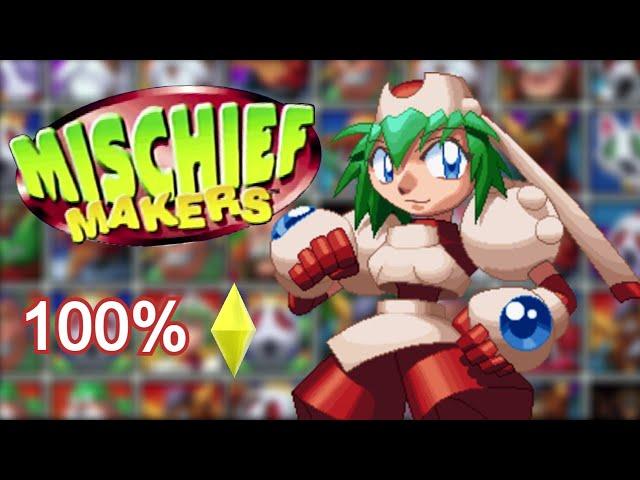 All Gold Gems + Full Ending :: Mischief Makers (N64 )