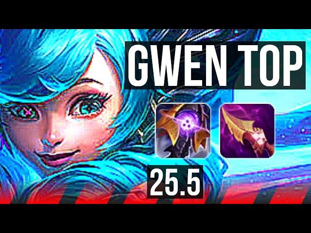 GWEN vs DR. MUNDO (TOP) | 7/1/5 | KR Grandmaster | 25.5