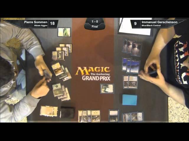 Grand Prix Seville 2015 Finals: Pierre Sommen (Abzan Aggro) vs. Immanuel Gerschenson (U/B Control)