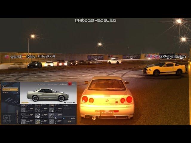 Gran Turismo 6 | 1400HP Turbo/Nitrous R34 Skyline GT-R Build + High HP Meet