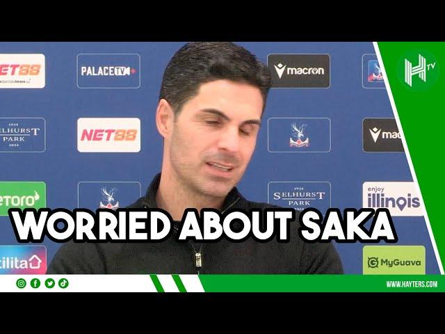 JESUS AMAZING BUT SAKA A WORRY | Mikel Arteta | Crystal Palace 1-5 Arsenal