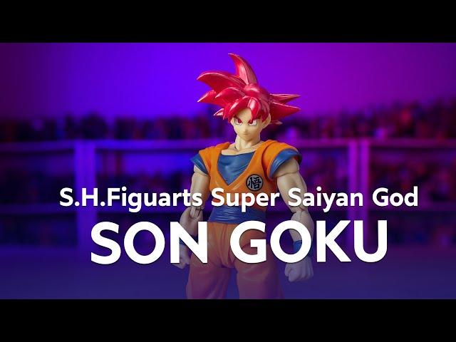 Let’s unbox Super Saiyan God Son Goku S.H.Figuarts