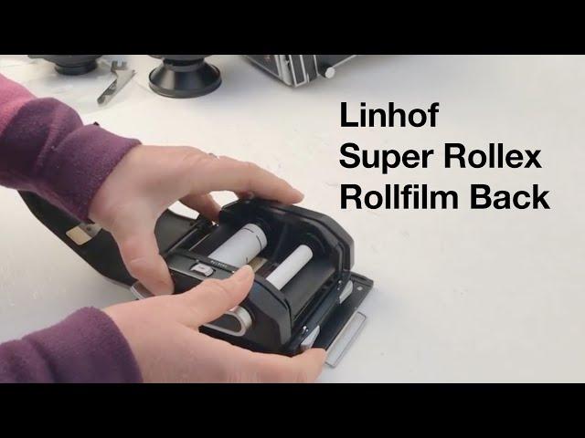 Super Rollex Rollfilm Back - how to insert the film