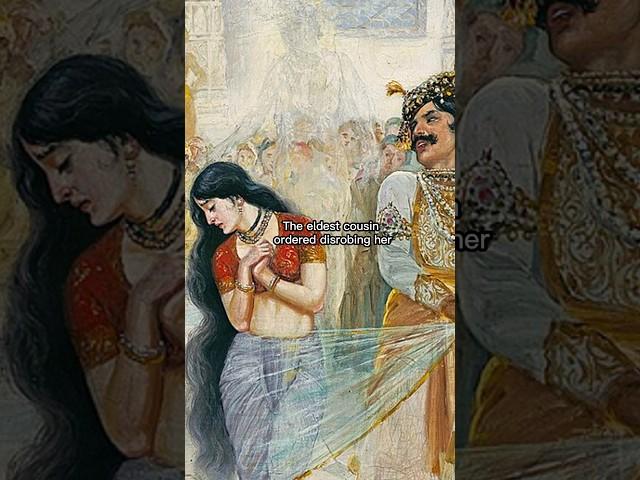 "The Disrobing of Draupadi"  #shorts #art #painting #history