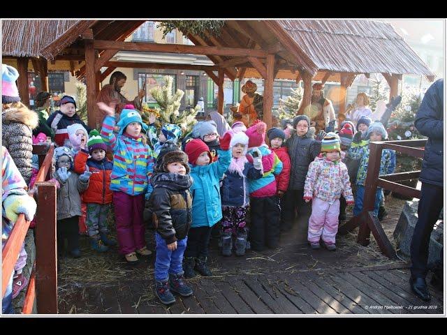 Wesołych Świąt na mikołowskim rynku.