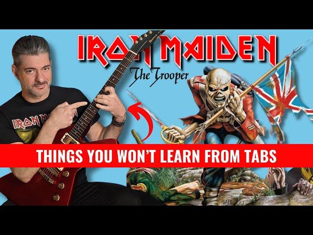 Iron Maiden - The Trooper: The Tutorial You Didn't Know You Needed.