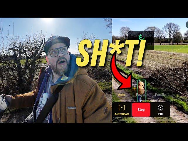 DJI Mini 4 Pro Crash Gefahr bei Active Track im Auto Modus. Das musst Du unbedingt wissen.
