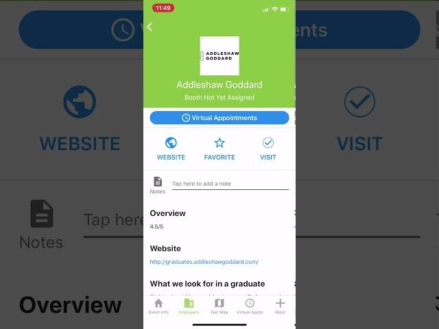 Virtual Career Fair Demo