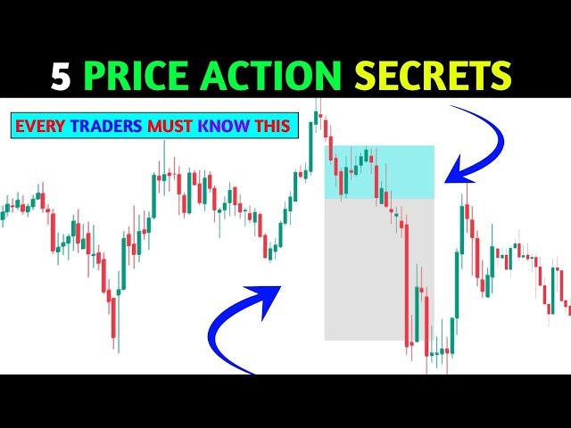 5 Price action secrets ‼️ you need to know only ‼️pkr trading