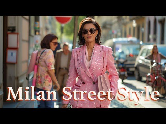 Milan Fashion Street Style Summer Outfits for All Ages - Italian Elegance 