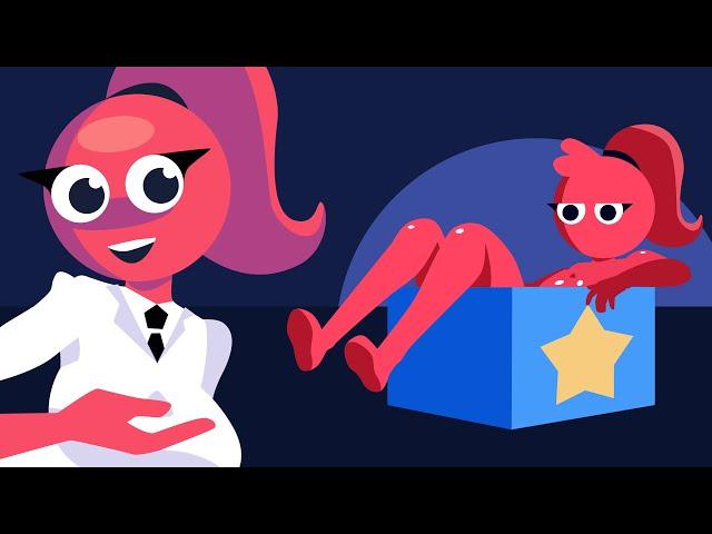 RAINBOW FRIENDS Vs Poppy Playtime but All Girls | Animation