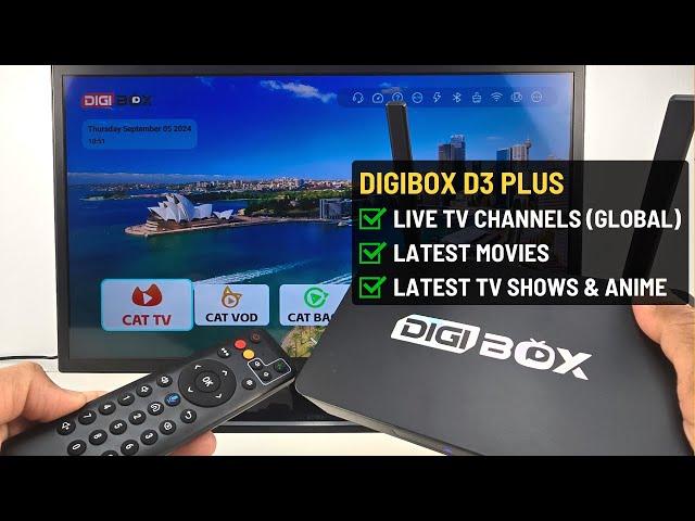 DigiBox D3 Plus Review & Unboxing | Live TV & Movies | IPTV Android TV Box