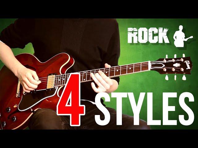 4 STYLES IN 1 SOLO (Jazz vs Blues vs Rock vs Metal)