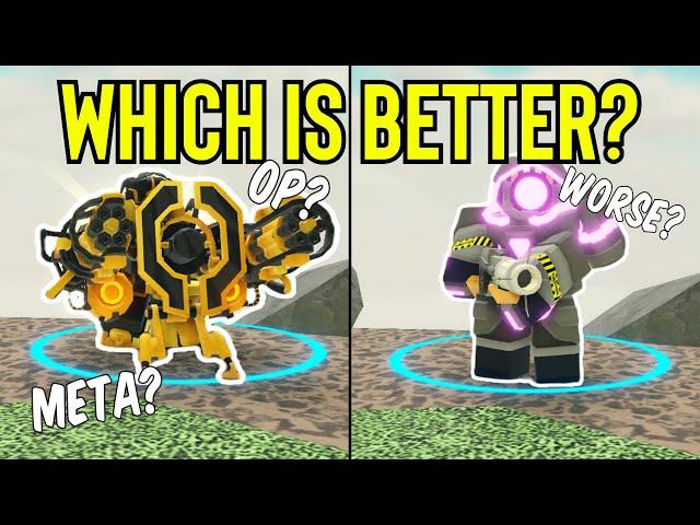 Is the Golden Minigunner Better Than The Accelerator??? | Tower Defense Simulator (roblox)