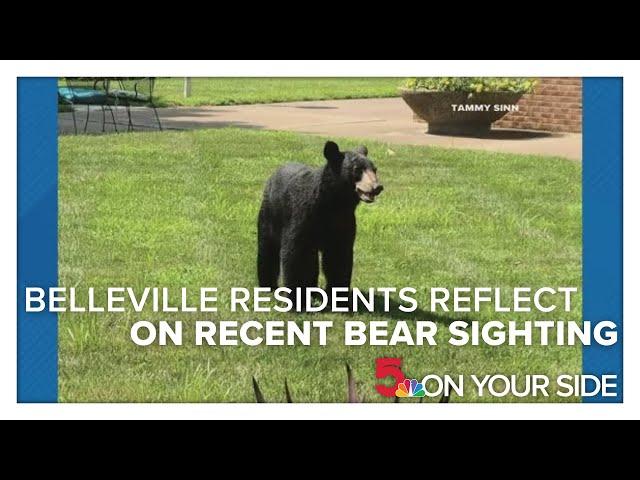 Belleville residents reflect on recent black bear sighting