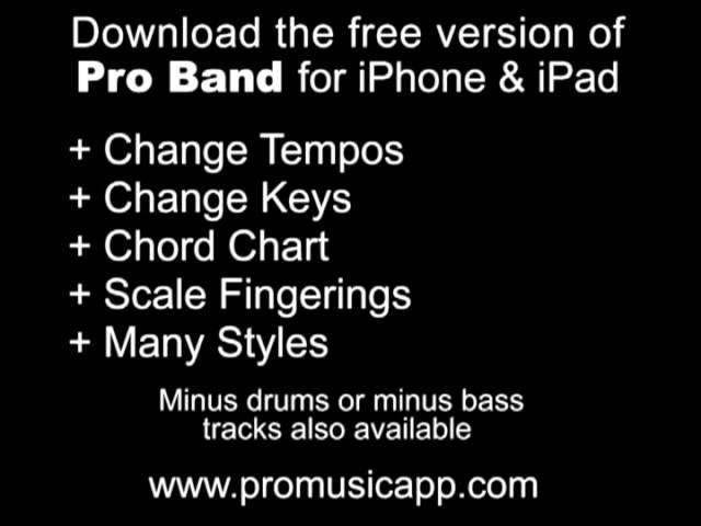 Blues Jamming Backing Rhythm Tracks - Slow A minor Blues