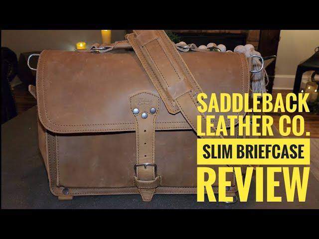 Saddleback Leather Co. Slim Briefcase Review. It's Awesome.