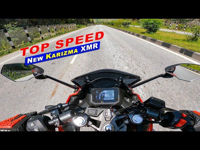 New Karizma XMR 210 : TOP SPEED 