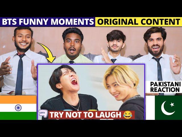 Bts Funny Moments Try Not To Laugh Challenge - Pakistani Reaction - Shan Rajpoot