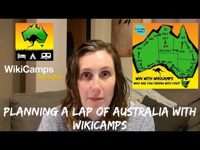 Using Wikicamps to plan a caravan or camping lap of Australia with kids