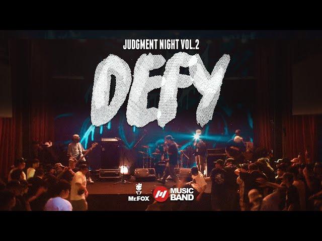 DEFY l Concert JUDGMENT NIGHT Vol.2 l Mr.FOX Live House