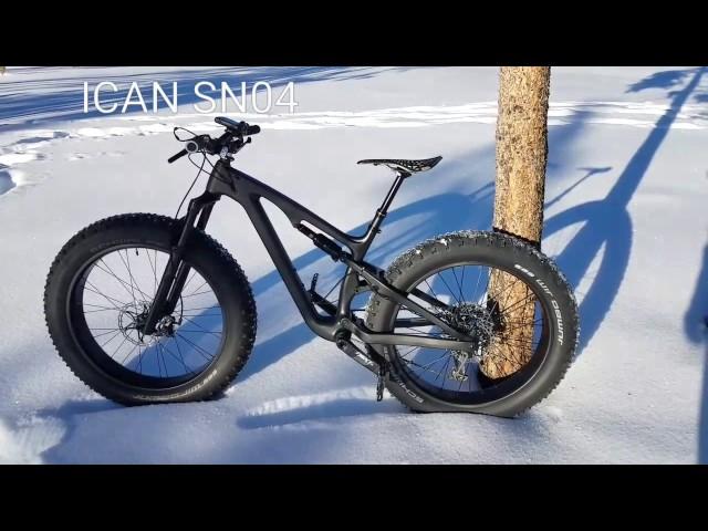 ICAN SN04 Full Carbon, Full Suspension, Fat Bike Review