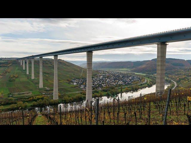 Hochmoselbrücke: Mammutprojekt nach acht Jahren Bauzeit eröffnet