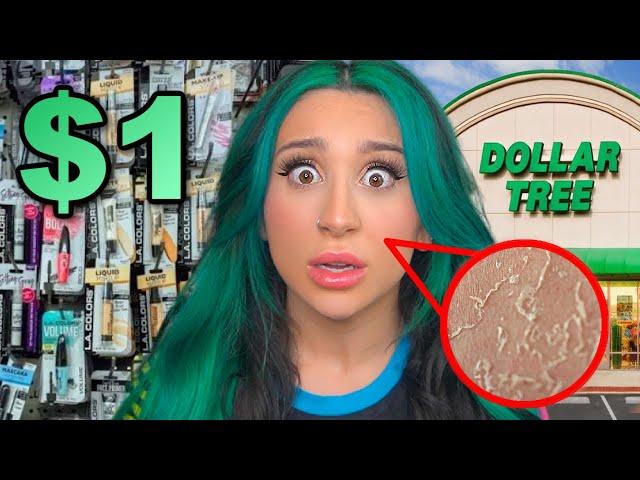 Testing the WORLD'S CHEAPEST MAKEUP... Dollar Store Makeup