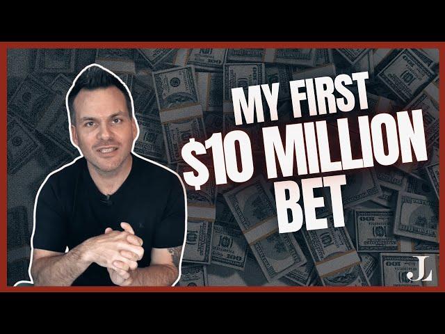 MY FIRST 10 MILLION DOLLAR BET‼️ #magician #cardtrick #shuffle #playingcards #cards #trick #magic