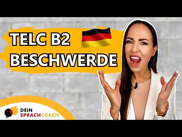 BESCHWERDE | TELC B2 Briefe schreiben (Deutsch lernen | Deutschprüfung bestehen | B2)