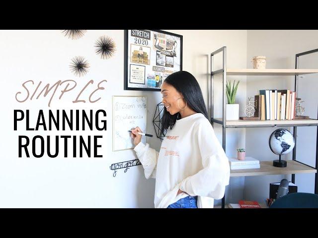 My SIMPLE Weekly Planning Routine to Get Things Done | How I Plan My Week