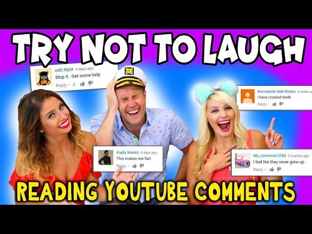 Try Not To Laugh Challenge: Reacting to Funny YouTube Comments. Totally TV