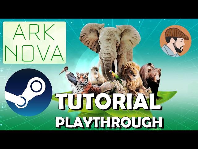 ARK NOVA Digital - Tutorial Full Playthrough | Steam