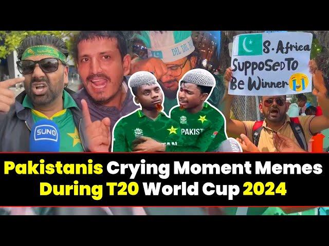 Pakistanis Crying Moment Memes During T20 World Cup 2024 | Pakistan Cricket Roast | Pak Meme |Twibro