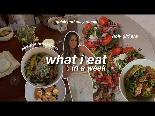 WHAT I EAT IN A WEEK(simple, easy and healthy meals)