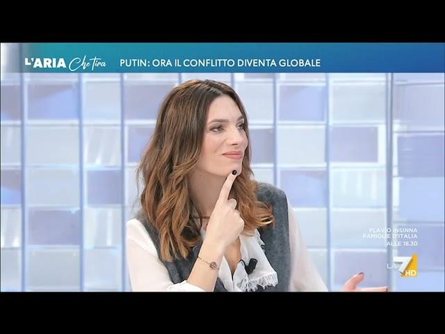 Vittoria Baldino ospite a "L'Aria che Tira" La7 22/11/2024