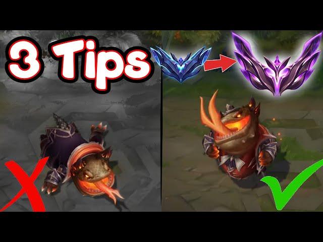 3 Tips to reach Masters in League