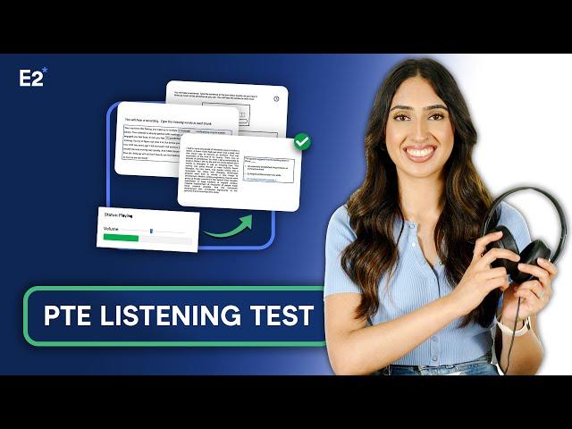 Full PTE Listening Sample Test with Answers 2024