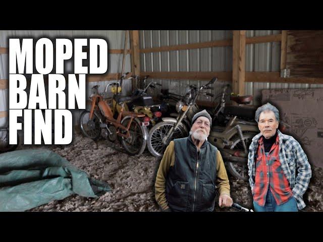 Rare Vintage Moped Hoard Barn Find in the Midwest